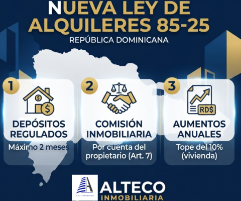 Nueva Ley de Alquileres 85-25 en Rep&uacute;blica Dominicana: Gu&iacute;a para Propietarios e Inquilinos